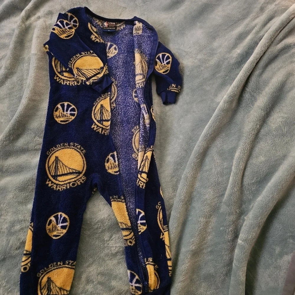 Unk Blue and Yellow Golden State Onesie